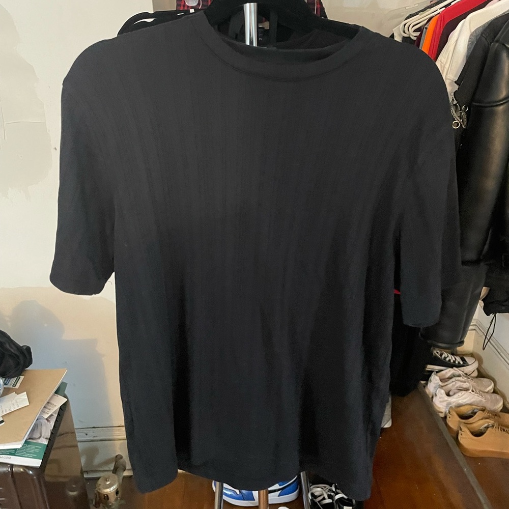 Black detailed shirt